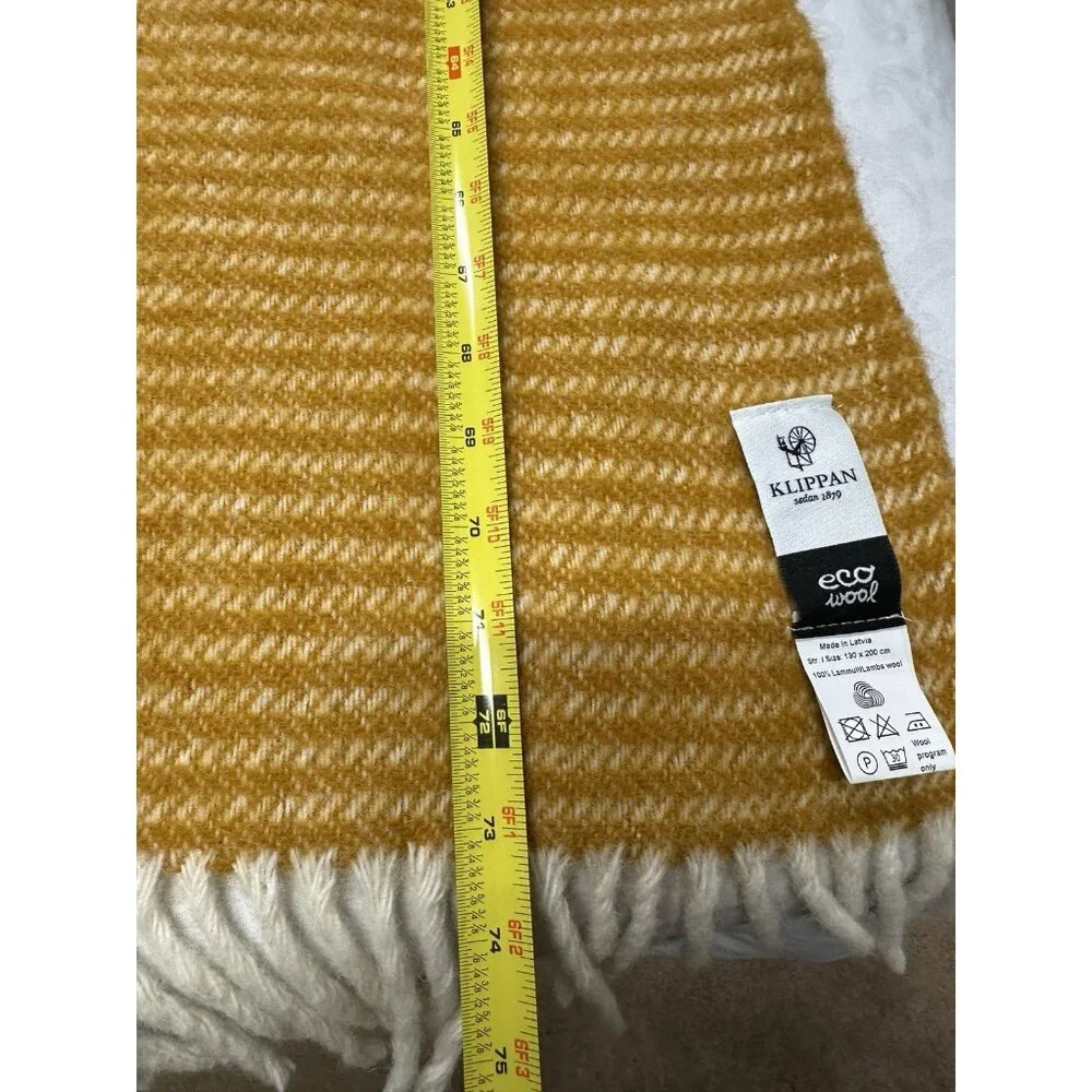Klippan Eco Wool Lambswool Throw Blanket 73x54